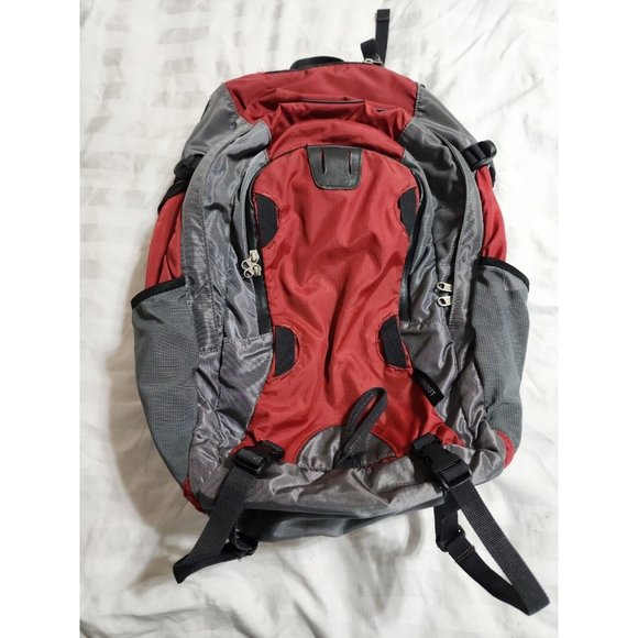 REI Bags Rei Lookout Red Gray Backpack Bag Hiking Hydration9x12